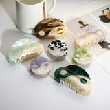 Korea Large Eight-Diagram Hair Clip Round Big Sweet Style Hairpins Headdress