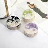 Korea Large Eight-Diagram Hair Clip Round Big Sweet Style Hairpins Headdress