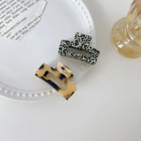 Korea Women Colourful Acrylic Rectangle Claw Clips For Girls