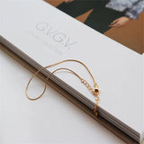 Korea 925 Sterling Silver Snake Bone Chain Bracelet for Women