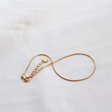 Korea 925 Sterling Silver Snake Bone Chain Bracelet for Women