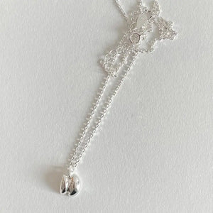 Korea 925 Sterling Silver Key Necklace Jewelry Pendant Clavicle Chain Women