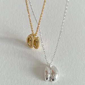 Korea 925 Sterling Silver Key Necklace Jewelry Pendant Clavicle Chain Women