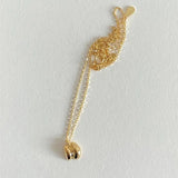 Korea 925 Sterling Silver Key Necklace Jewelry Pendant Clavicle Chain Women