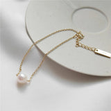 Korea 925 Silver Freshwater Pearl Bracelet Women Accessories