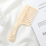Korea Japan Acetic Acid Comb Leopard Wide Tooth Hair Comb