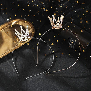 Korea Bridal Princess Crown Hairband Wedding Tiaras Hair Jewelry