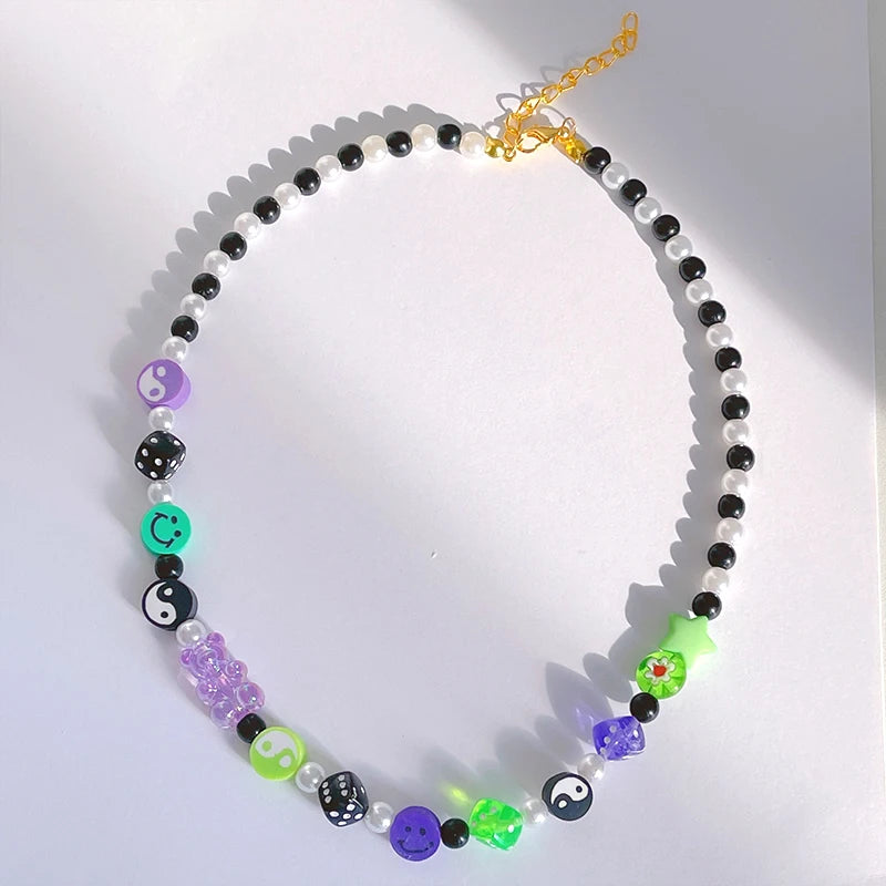 Vintage Harajuku Necklace 90s Gift Y2K Jewelry