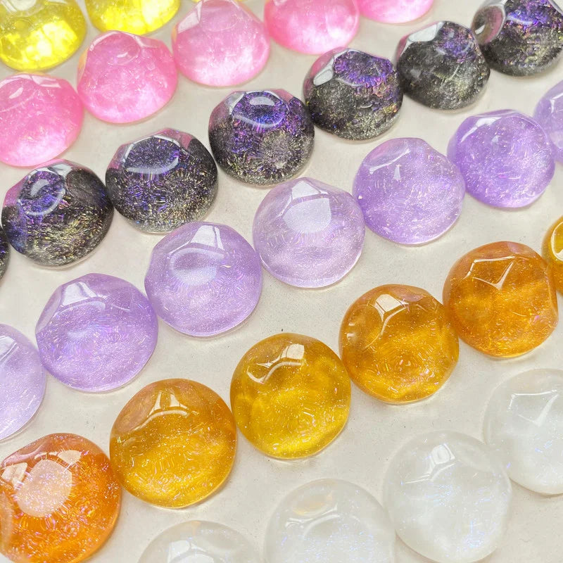 Korea Transparent Starry Flash Powder Resin Accessories