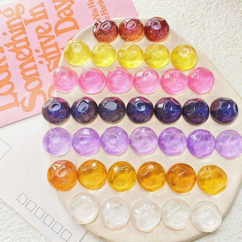 Korea Transparent Starry Flash Powder Resin Accessories