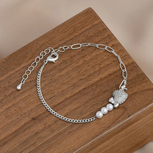 Korea Sweet Bowknot Charming Bracelets Crystal Bracelet