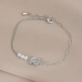 Korea Sweet Bowknot Charming Bracelets Crystal Bracelet