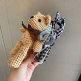 Korea Temperament Bear Bow Tie Hairpin Sweet Popularity Clip Jewelry
