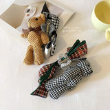 Korea Temperament Bear Bow Tie Hairpin Sweet Popularity Clip Jewelry