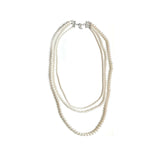Korea 5 layers Long Sweater Chain Necklace for Women Party Pearls Necklace