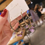 Korea Big Circle Earring Delicate Personalized All-match Jewelry
