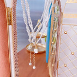 Korea Lily of The Valley Necklace Vintage Feminine Clavicle Rope Accessory