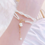 Korea Lily of The Valley Necklace Vintage Feminine Clavicle Rope Accessory