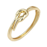 Korean Geometric Knot Cuff Bangle for Women