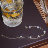 Korea Fine Jewelry Zircon Flower Star Bracelet for Women