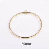 Korea Geometric Alloy Double Hanging Round DIY Earrings Material