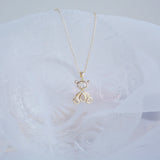 Korea Hot Jewelry 14K Real Plating Copper Zircon Necklace