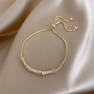 Korean Zircon Bamboo Bracelet for Women