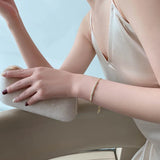 Korean Zircon Bamboo Bracelet for Women