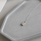 Korea Hot 925 Silver Love Heart Lock Pendant Necklaces