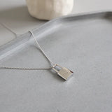 Korea Hot 925 Silver Love Heart Lock Pendant Necklaces