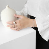 Korea Hot 925 Silver Bracelets 2mm Beads Chain Jewelry Women Gift