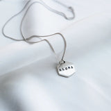 Minimalistic Geometric Pendant Necklace in 925 Silver