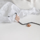 925 Sterling Silver Retro Vintage Bracelets with Zircon Pendant