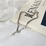 925 Sterling Silver Ethnic Cross Bracelet Vintage Style