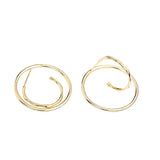 Pure 925 Sterling Silver Hoop Earrings for Women