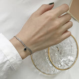 Korea Style 925 Silver Zircon Bracelet for Women