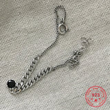 Korea Style 925 Silver Zircon Bracelet for Women
