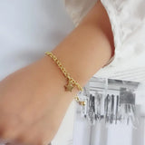 Korea Hot Style 925 Sterling Silver Bracelet for Women Friendship Bangle Jewelry