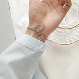 Korean Style 925 Sterling Silver Bracelets for Women