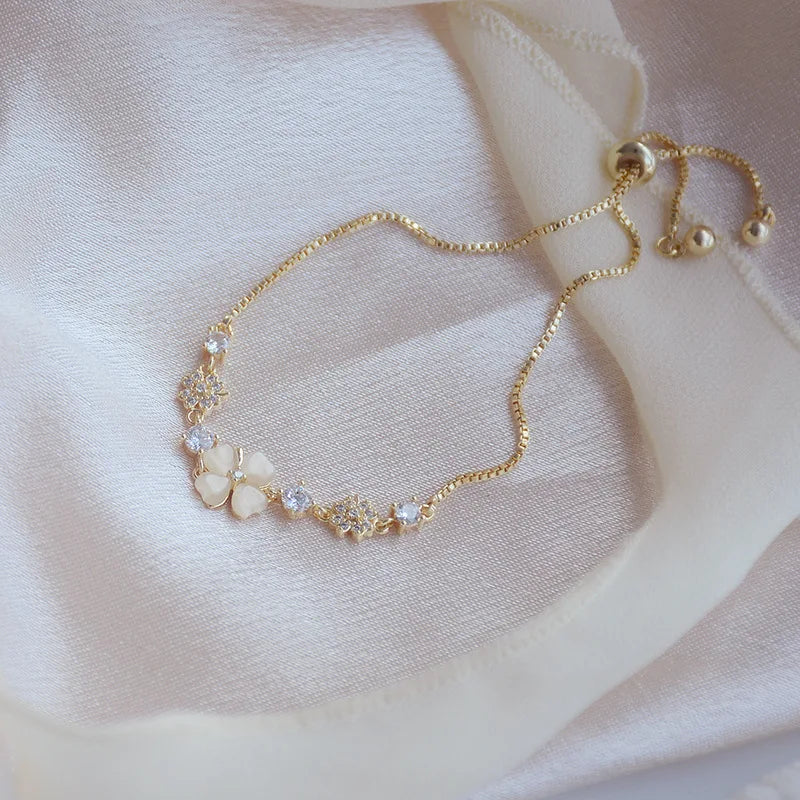 Korea Little Lucky Opal Zircon Bracelet for Woman