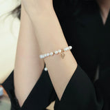 Irregular Freshwater Pearl Summer Fruit Pendant Bracelet