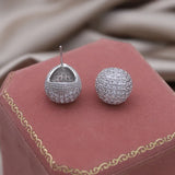 Korea Jewelry 14K Plating Zircon Earrings Women's Daily Accessories