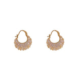 Korea Jewelry Set Zircon U-shaped Earrings Women's Daily Accessories