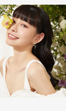 Korea Jewelry 14K Zircon Flower Earrings Women Party Accessories