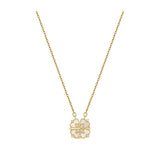 Korea Jewelry 14K Plating Heart Shell Pendant Necklace Women