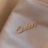 Korea Jewelry Zircon Queen Brooch for Prom Party