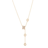 Korea Jewelry Geometric Waist Round Pendant Necklace Women's Party