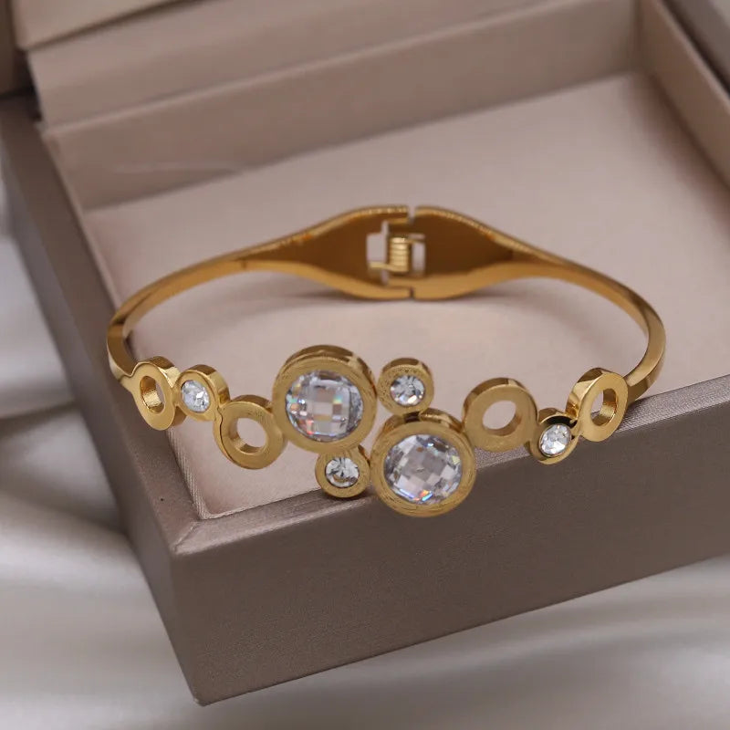 Korea Crystal Roman Numeral Bracelet for Women