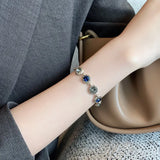 Korea Jewelry Retro Round Crystal Bracelet Women's
