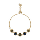 Korea Jewelry Retro Round Crystal Bracelet Women's